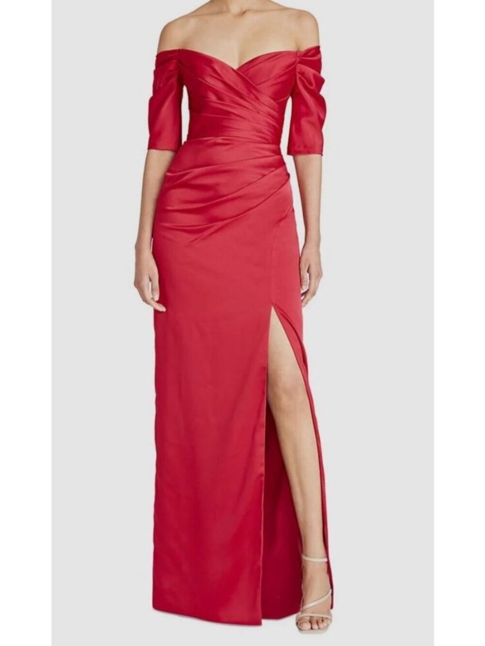 NWT Theia Sienna Off Shoulder Maxi Dress Size 14